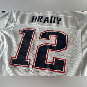 Super Bowl New England Patriots Tom Brady Reebok NFL jersey VINTAGE size Medium